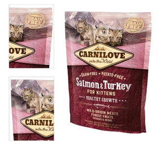 Carnilove Salmon and Turkey Kittens - Healthy Growth 400g 4