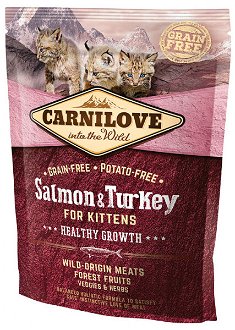 Carnilove Salmon and Turkey Kittens - Healthy Growth 400g