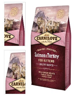 Carnilove Salmon and Turkey Kittens - Healthy Growth 6kg 4