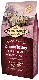 Carnilove Salmon and Turkey Kittens - Healthy Growth 6kg 2