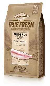 Carnilove True Fresh granuly Adult Small Breed ryba 4kg 2