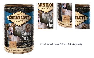 Carnilove Wild Meat Salmon & Turkey 400g 1