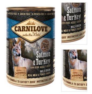 Carnilove Wild Meat Salmon & Turkey 400g 3