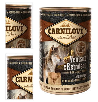 Carnilove Wild Meat Venison & Reindeer 400g 4