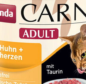 Carny Adult - hovadzie, kura a kacacie srdcia 200g 5