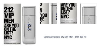 Carolina Herrera 212 VIP Men - EDT 200 ml 1