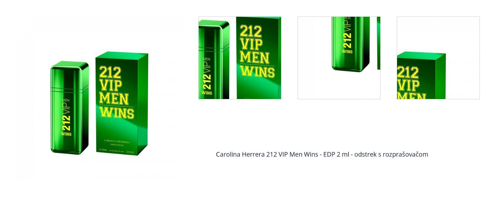 Carolina Herrera 212 VIP Men Wins - EDP 2 ml - odstrek s rozprašovačom 1