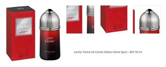 Cartier Pasha De Cartier Edition Noire Sport - EDT 50 ml 1