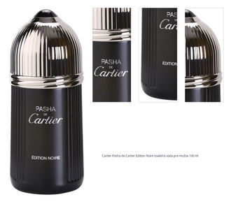 Cartier Pasha de Cartier Edition Noire toaletná voda pre mužov 100 ml 1