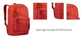 Case Logic Founder 26 l Brick Camo 1