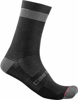 Castelli Alpha 18 Black/Dark Gray 2XL Cyklo ponožky 2