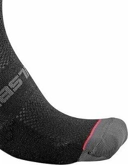 Castelli Alpha 18 Black/Dark Gray L/XL Cyklo ponožky 9