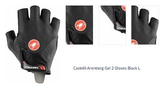 Castelli Arenberg Gel 2 Gloves Black L Cyklistické rukavice 1