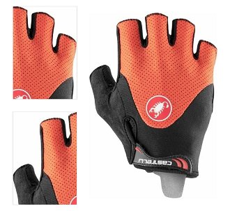 Castelli Arenberg Gel 2 Gloves Fiery Red/Black XS Cyklistické rukavice 4