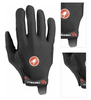 Castelli Arenberg Gel Lf Glove Black L Cyklistické rukavice 3