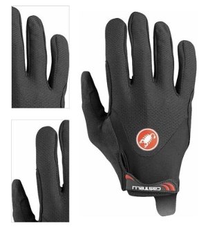 Castelli Arenberg Gel Lf Glove Black L Cyklistické rukavice 4