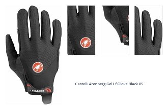 Castelli Arenberg Gel Lf Glove Black XS Cyklistické rukavice 1