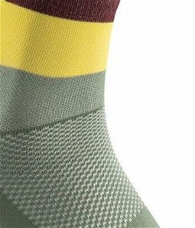 Castelli Blocco 15 Sock Avocado Green L/XL Cyklo ponožky 5