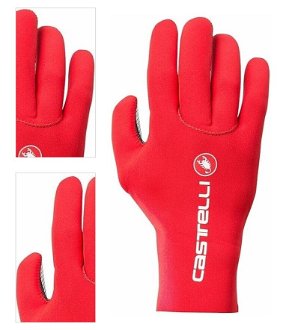 Castelli Diluvio C Red L-XL Cyklistické rukavice 4