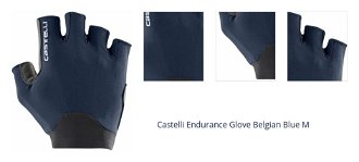 Castelli Endurance Glove Belgian Blue M Cyklistické rukavice 1