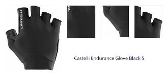 Castelli Endurance Glove Black S Cyklistické rukavice 1