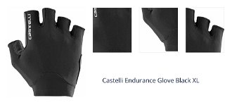 Castelli Endurance Glove Black XL Cyklistické rukavice 1