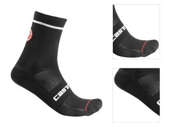 Castelli Entrata 13 Sock Black 2XL Cyklo ponožky 3