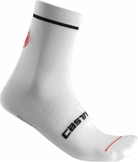 Castelli Entrata 9 Sock White 2XL Cyklo ponožky