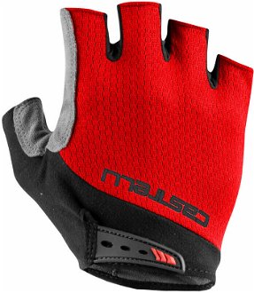 Castelli Entrata V Glove Red M Cyklistické rukavice