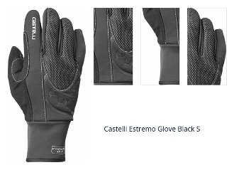 Castelli Estremo Glove Black S Cyklistické rukavice 1