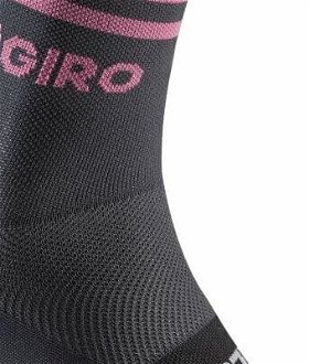 Castelli Giro 13 Stripe Sock Gray/Rosa 2XL Cyklo ponožky 5