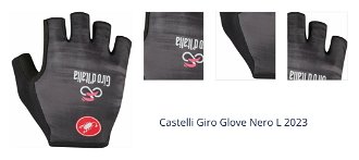 Castelli Giro Glove Nero L Cyklistické rukavice 1