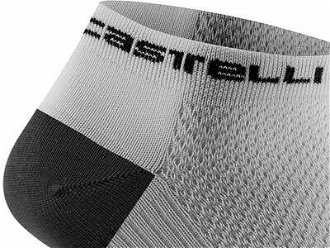 Castelli Lowboy 2 Sock White/Black S/M Cyklo ponožky 6