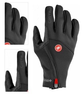 Castelli Mortirolo Glove Light Black S Cyklistické rukavice 4