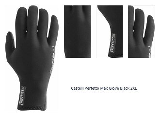 Castelli Perfetto Max Glove Black 2XL Cyklistické rukavice 1