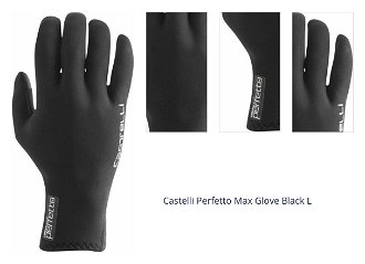 Castelli Perfetto Max Glove Black L Cyklistické rukavice 1