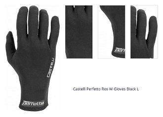Castelli Perfetto Ros W Gloves Black L Cyklistické rukavice 1