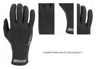 Castelli Perfetto Ros W Gloves Black S Cyklistické rukavice 1