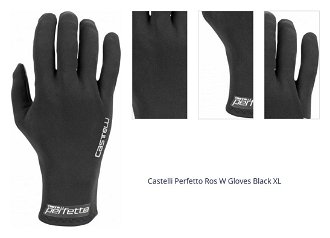 Castelli Perfetto Ros W Gloves Black XL Cyklistické rukavice 1
