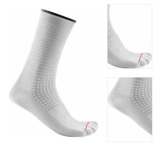 Castelli Premio 18 Sock White 2XL Cyklo ponožky 3