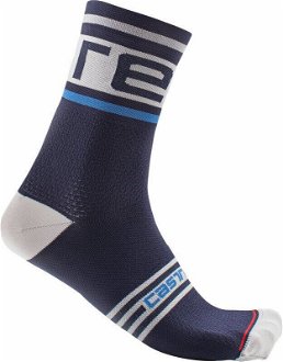 Castelli Prologo 15 Sock Belgian Blue 2XL Cyklo ponožky