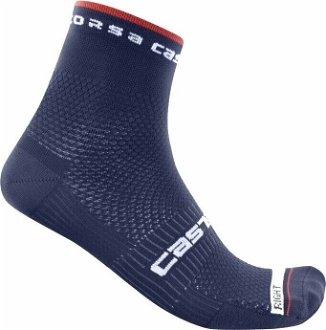 Castelli Rosso Corsa Pro 9 Sock Belgian Blue 2XL Cyklo ponožky 2