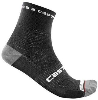 Castelli Rosso Corsa Pro 9 Sock Black 2XL Cyklo ponožky 2