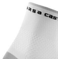 Castelli Rosso Corsa Pro 9 Sock White 2XL Cyklo ponožky 6