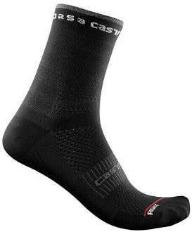 Castelli Rosso Corsa W 11 Sock Black L/XL Cyklo ponožky