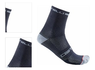 Castelli Superleggera T 12 Sock Belgian Blue 2XL Cyklo ponožky 4