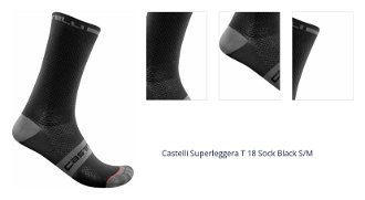 Castelli Superleggera T 18 Sock Black S/M Cyklo ponožky 1