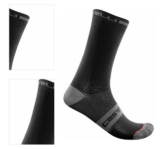 Castelli Superleggera T 18 Sock Black S/M Cyklo ponožky 4