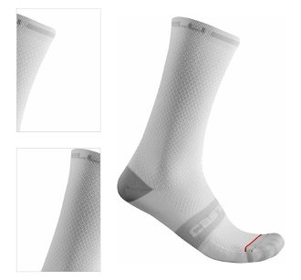 Castelli Superleggera T 18 Sock White L/XL Cyklo ponožky 4