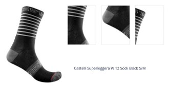 Castelli Superleggera W 12 Sock Black S/M Cyklo ponožky 1